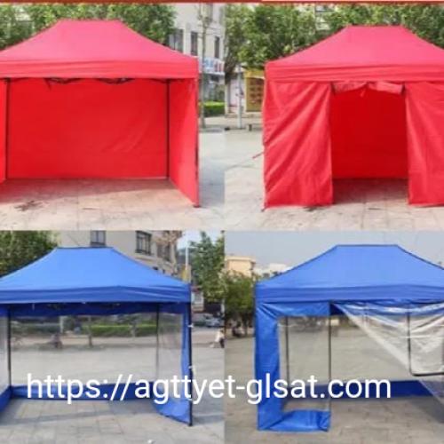 مضلة مقاس 3x3 مع اروقة جهه شفاف