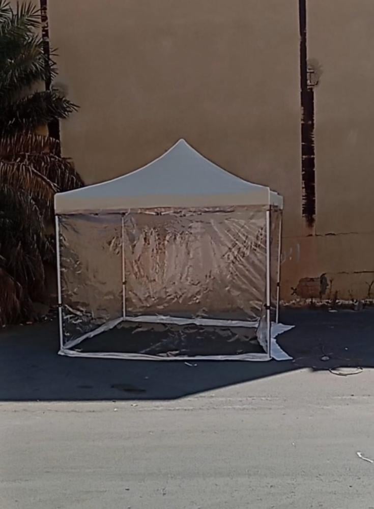 مظله المنيوم كلها  شفاف جميع المقاسات