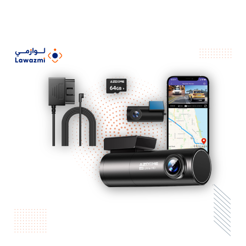 (بكج) داش كام AZDOME M300S 4K مع (وصلة الوقوف وذاك...