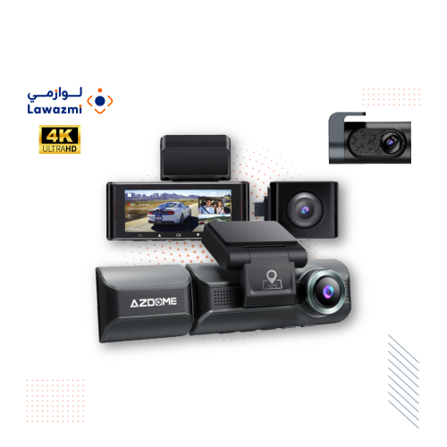 داش كام ازدوم AZDOME M550 PRO 4K أمامية وداخلية وخ...