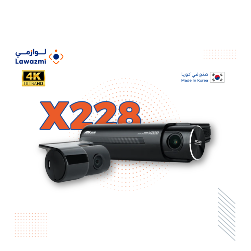 داش كام IROAD X228 الكورية أمامية خلفية بدقة 4K UH...