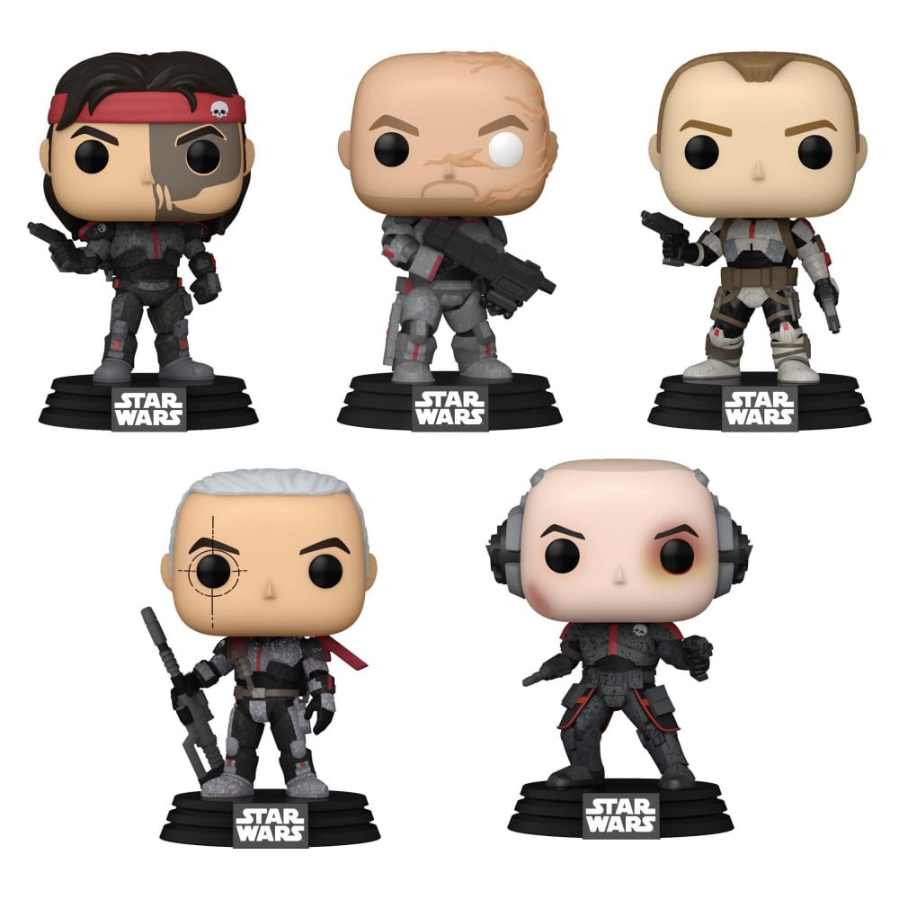 Pop!: star wars (the bad batch) 5 pack (Exc)