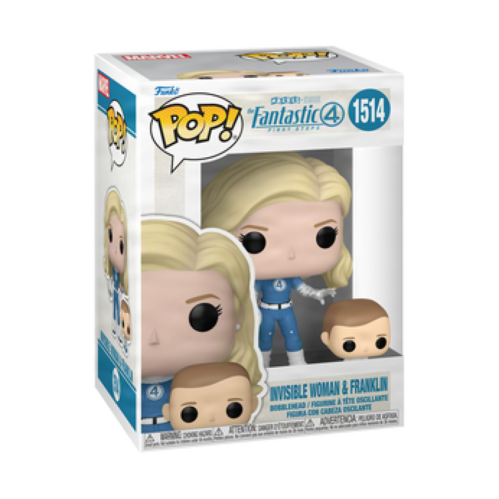 Pop! invicible woman and franklin (Fantastic Four: First Steps)