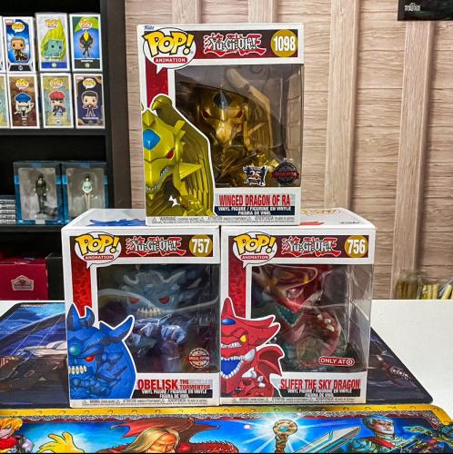 コミック・アニメ YUGIOH FUNKO POP OSIRIS Funko Pop Delux Yu-Gi-Oh! Sangenshin Osiris Ra Obelisk
