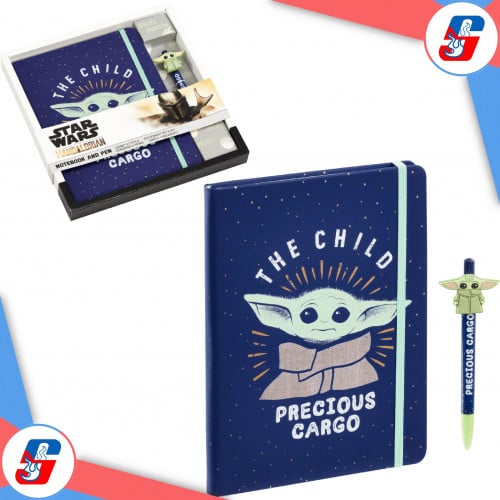 Star Wars Mandalorian: The Child: Notebook & Pen:...