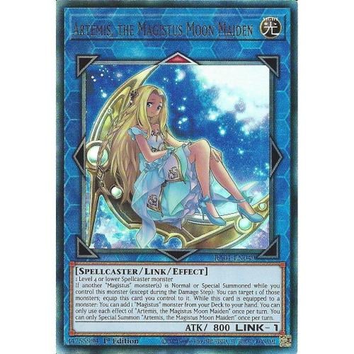 RA01-EN049 Artemis, the Magistus Moon Maiden : Ultimate Rare Card : 1st Edition