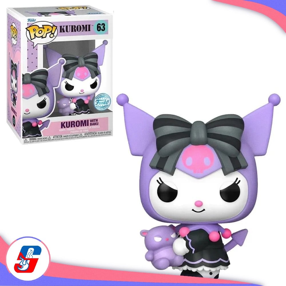 POP Funko Sanrio Pop! Kuromi (with Baku)