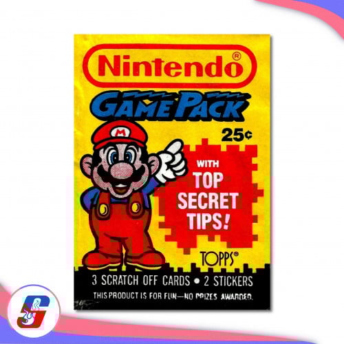 Original TOPPS Nintendo GamePack