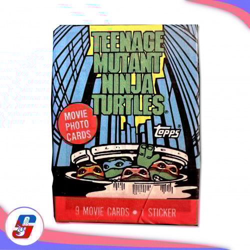 1990 Topps Teenage Mutant Ninja Turtles Sealed Mov...