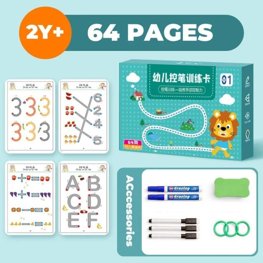 مجموعة ألعاب مونتيسوري لتعلم الألوان والأشكال والرياضيات