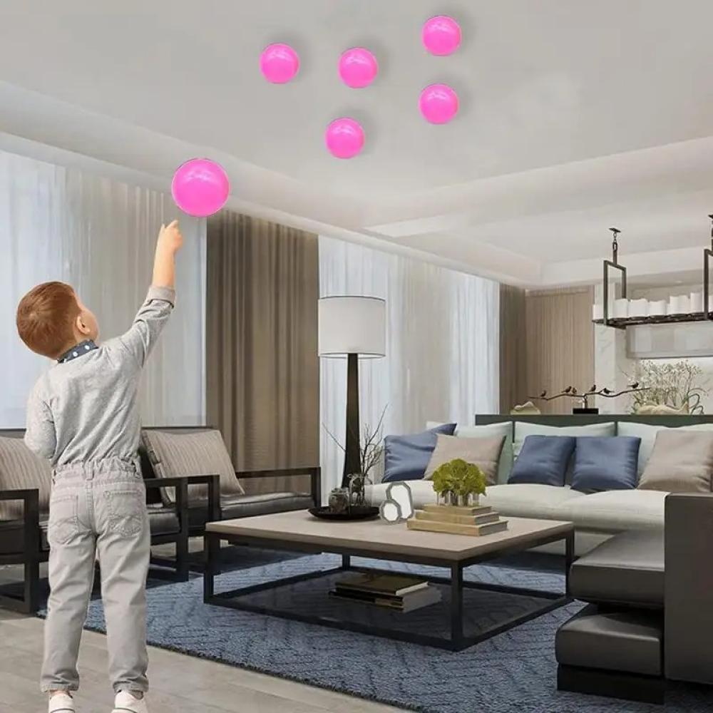 "كرات السقف اللزجة - كرات تنفيس لزجة متوهجة"