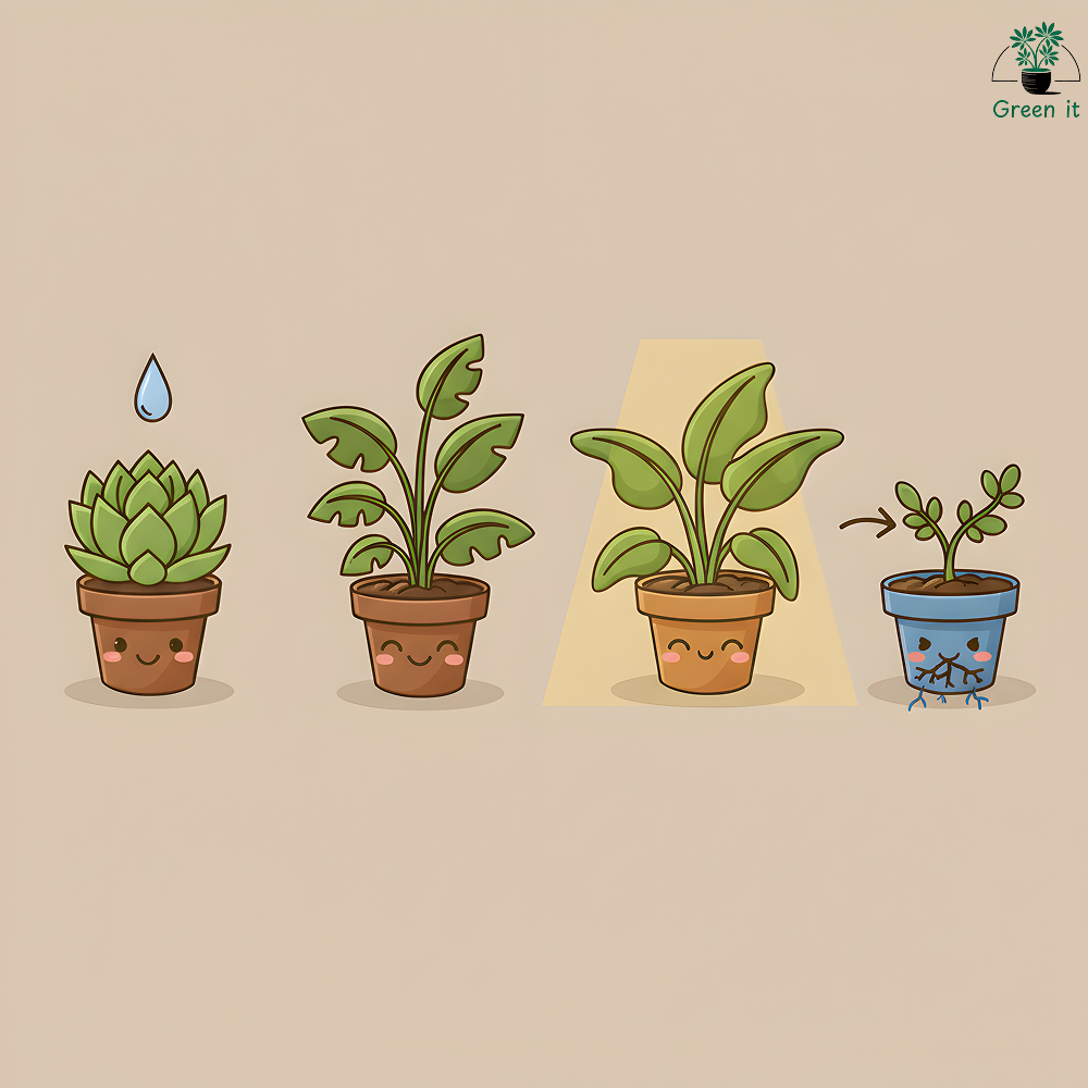 النباتات المناسبة للمبتدئين: أسهل 10 نباتات تعيش بدون تعب