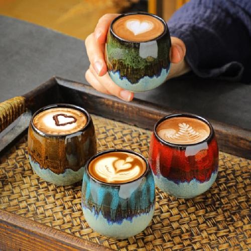 كوب قهوة مدور