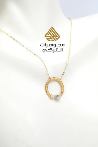 عقد ذهب عيار 18