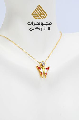 عقد ذهب عيار 21