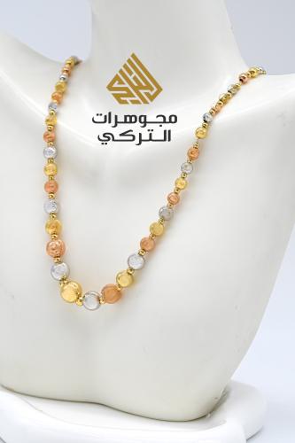 عقد ذهب عيار 18