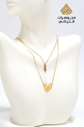 عقد ذهب عيار 18