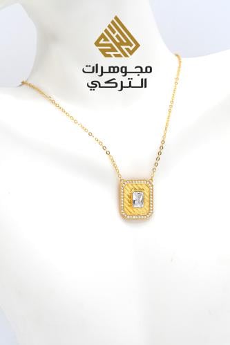 عقد ذهب عيار 21