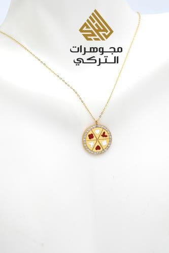 عقد ذهب عيار 21