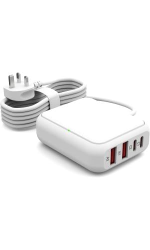 شاحن USB بـ 8 منافذ C متعدد المنافذ محطة شحن صغيرة...