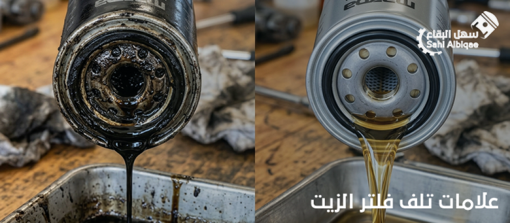 علامات تلف فلتر الزيت