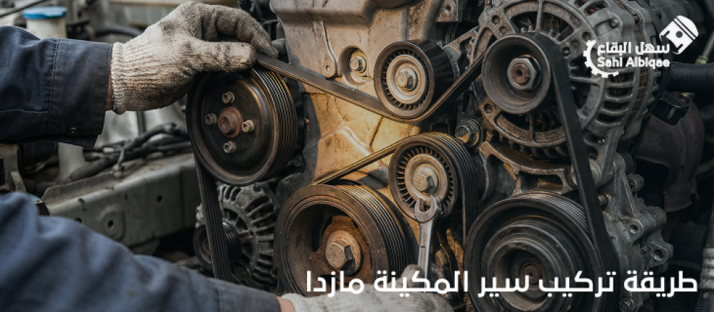 طريقة تركيب سير المكينة مازدا