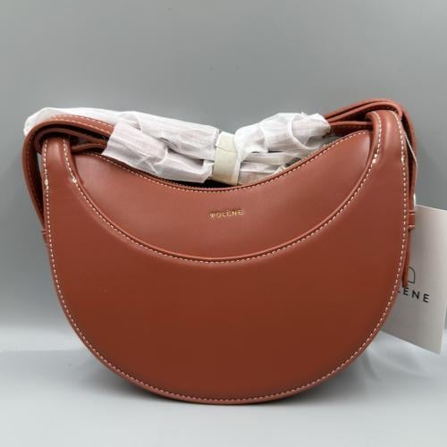Polene bag بني محروق