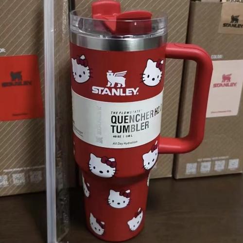 Stanley mug هلوكيتي احمر