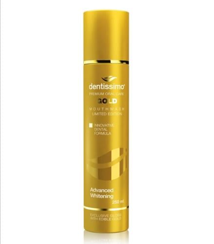 Dentissimo ADVANCED WHITENING GOLD MOUTHWASH