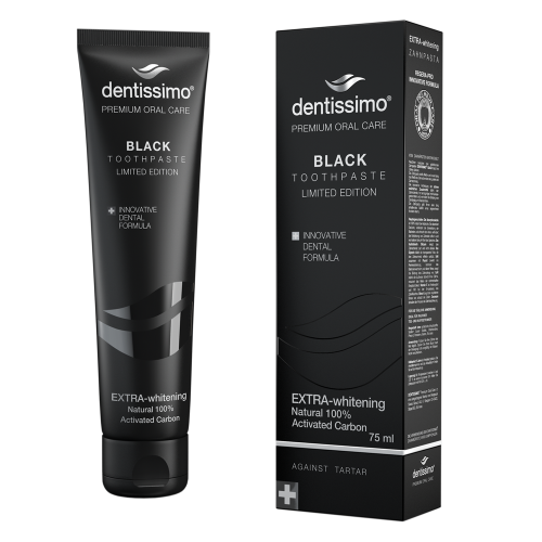 Dentissimo EXTRA-WHITENING BLACK Toothpaste