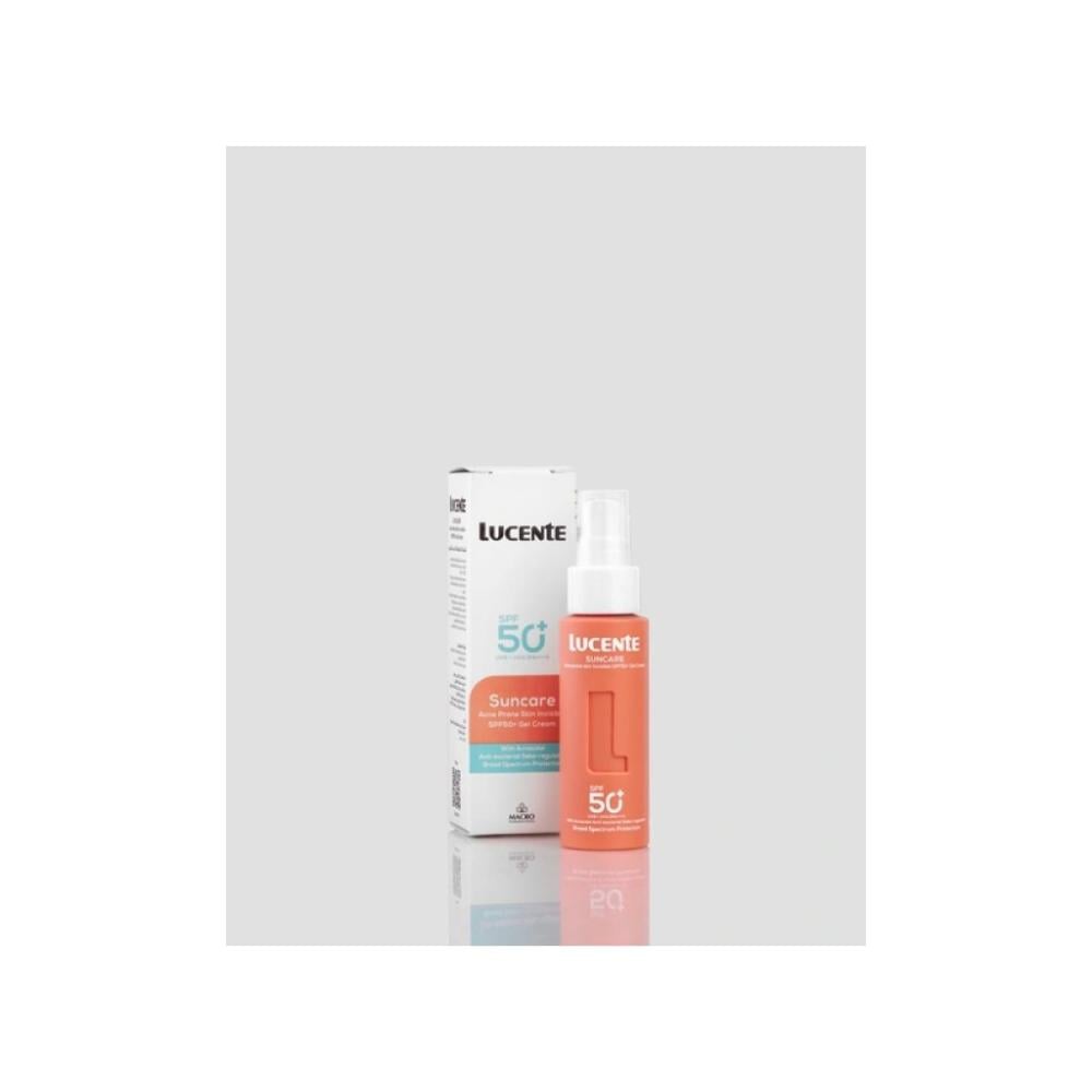 لوسينتي كريم جل للعناية بالبشرة المعرضة لحب الشباب بعامل حماية من الشمس SPF50+ 50 مل