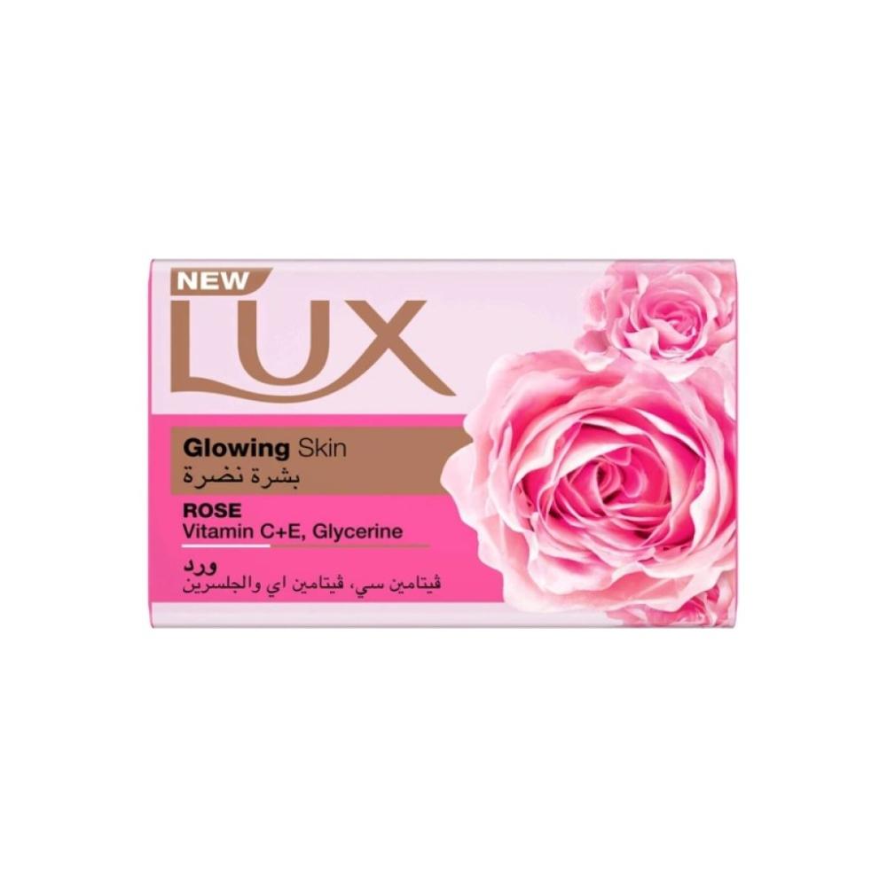 صابون لوكس المتوهج 120 جرام برائحة الورد