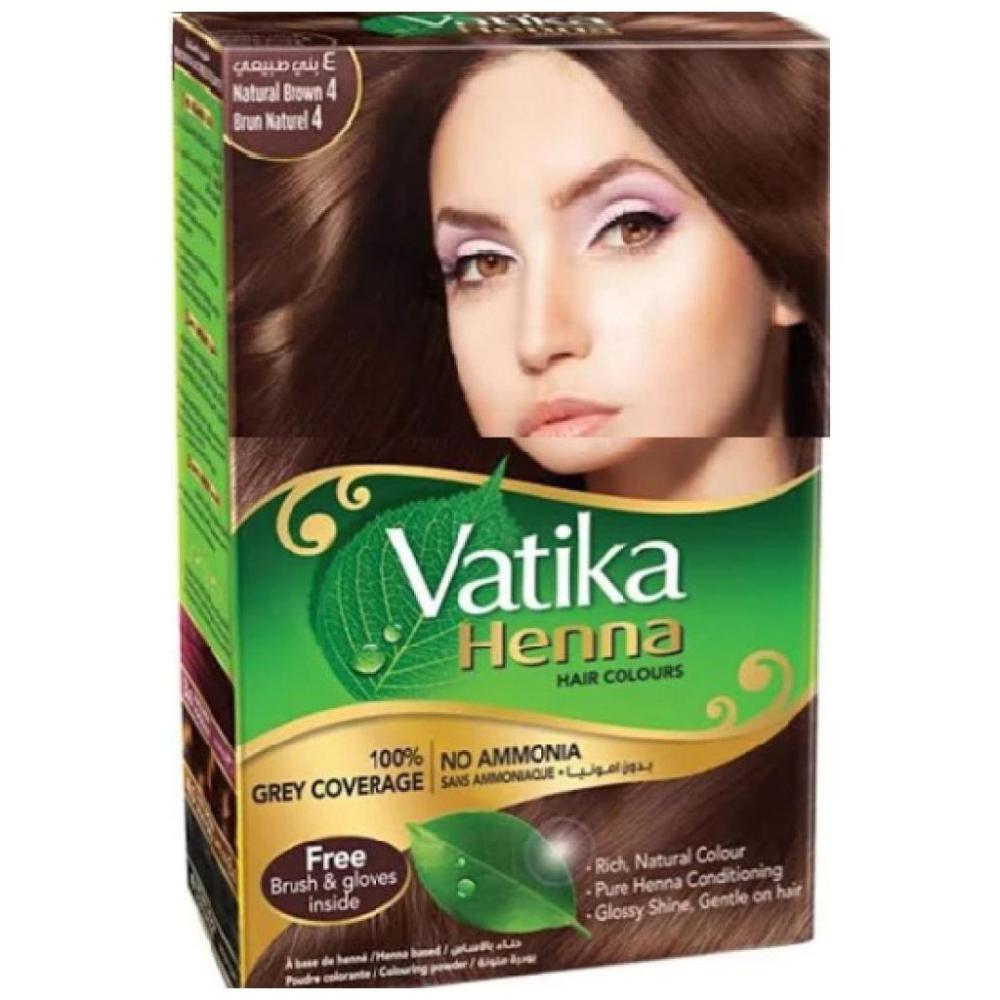 فاتيكا صبغه شعر حنا  4 بني طبيعي 15 جم