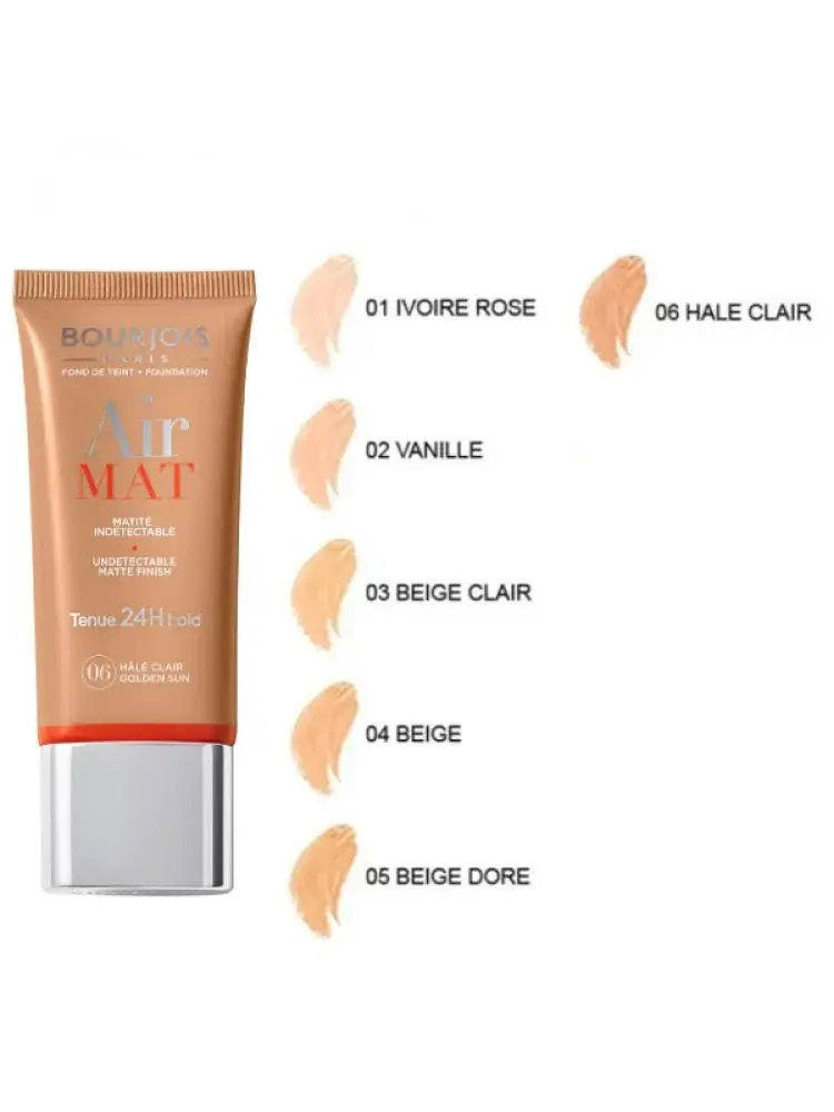 Bourjois air mat foundation - 30ml 06 hale clair