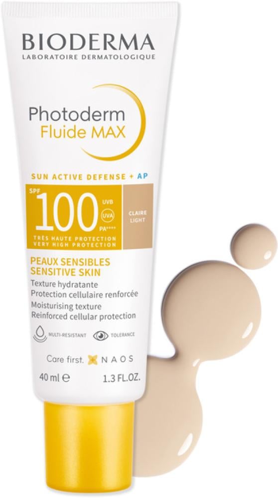 كريم فوتوديرم ماكس سائل بعامل وقاية من اشعة الشمس 100 من بيوديرما (40 مل)1 SPF