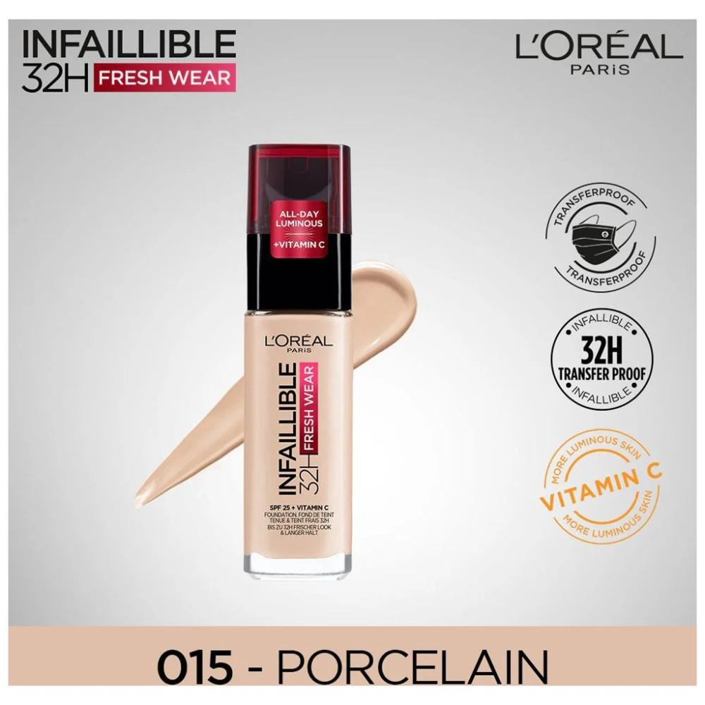 لوريال كريم اساس 15 بورسلين