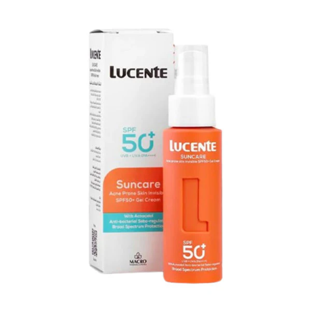 لوسينتي كريم جل للعناية بالبشرة المعرضة لحب الشباب بعامل حماية من الشمس SPF50+ 50 مل
