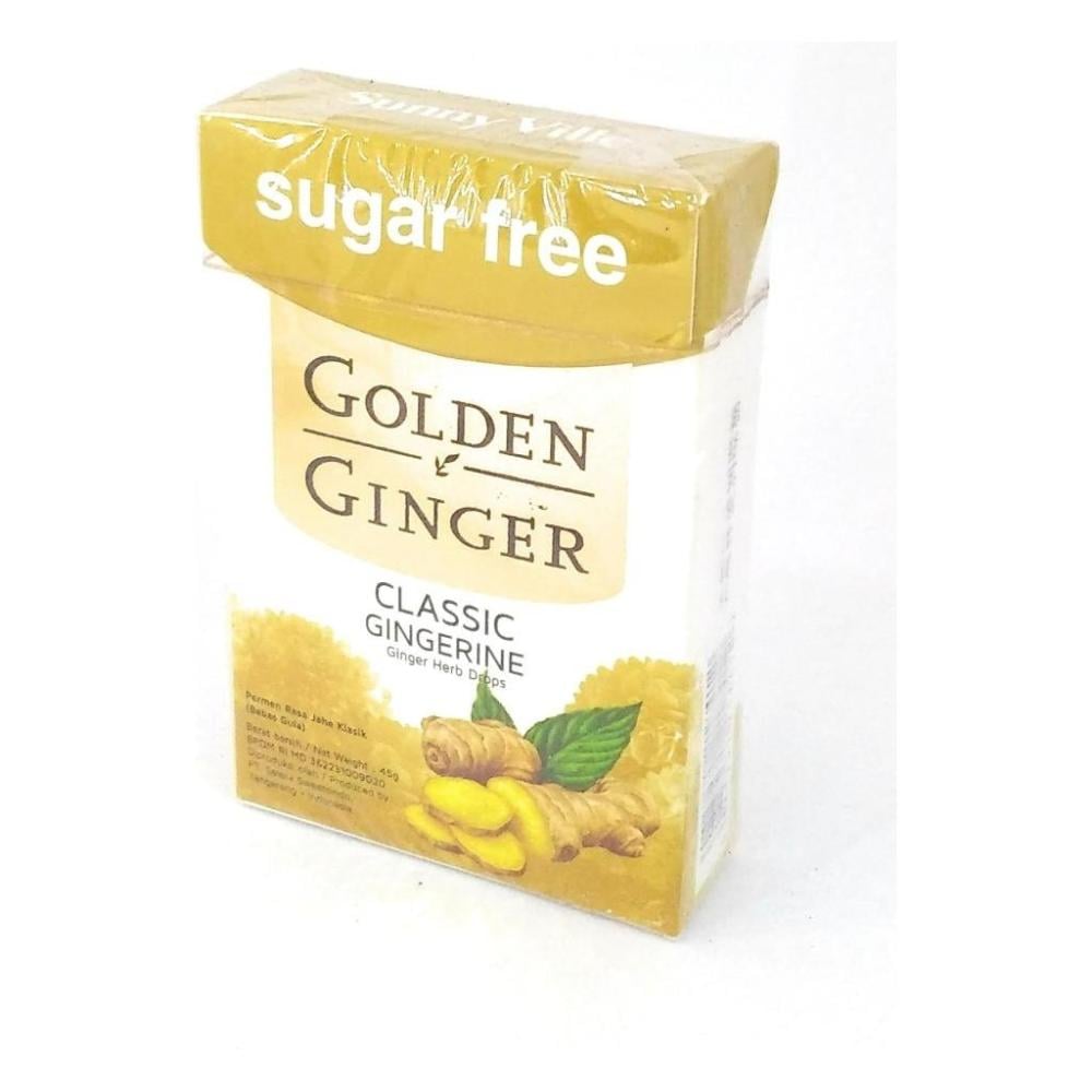 قولدن جينجر اقراص للحلق بخلاصة  عشبة الزنجبيل الذهبية الكلاسيكية