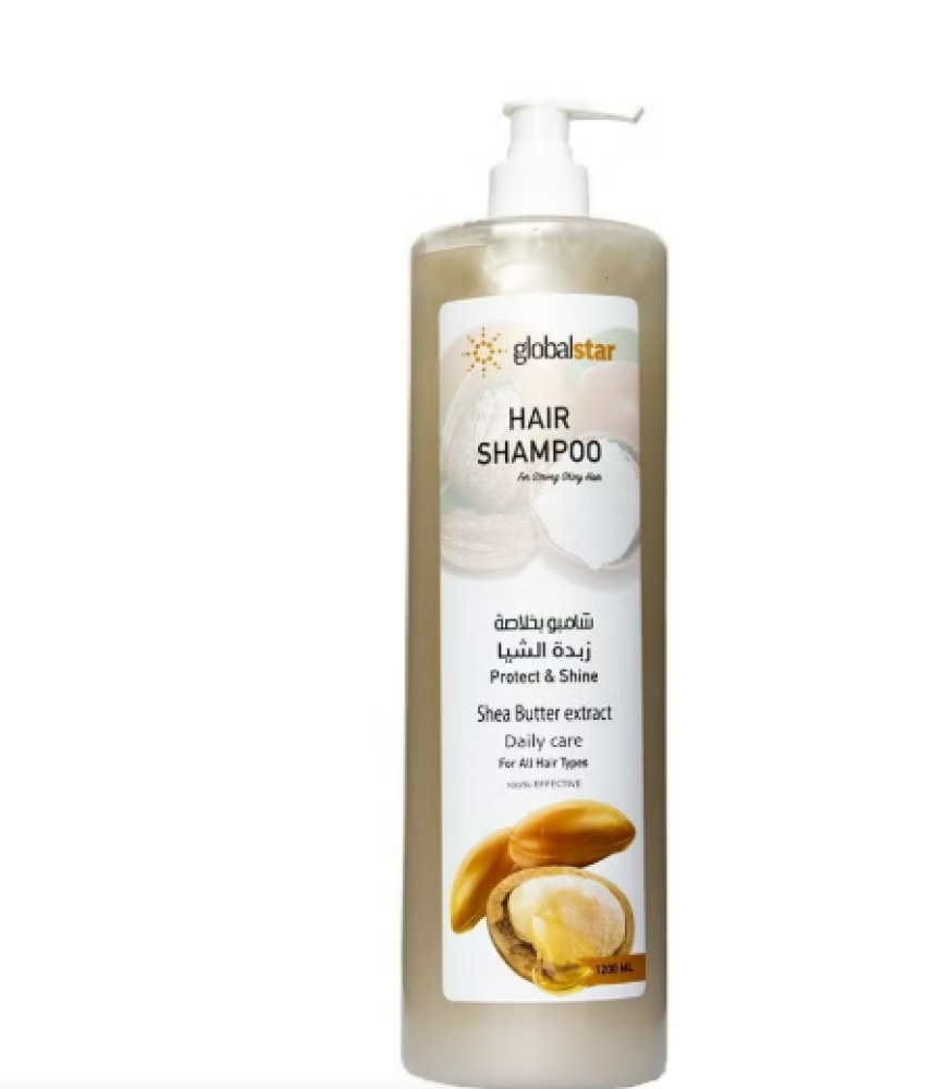 شامبو جلوبال ستار للشعر بخلاصة زبدة الشيا 1200 مل