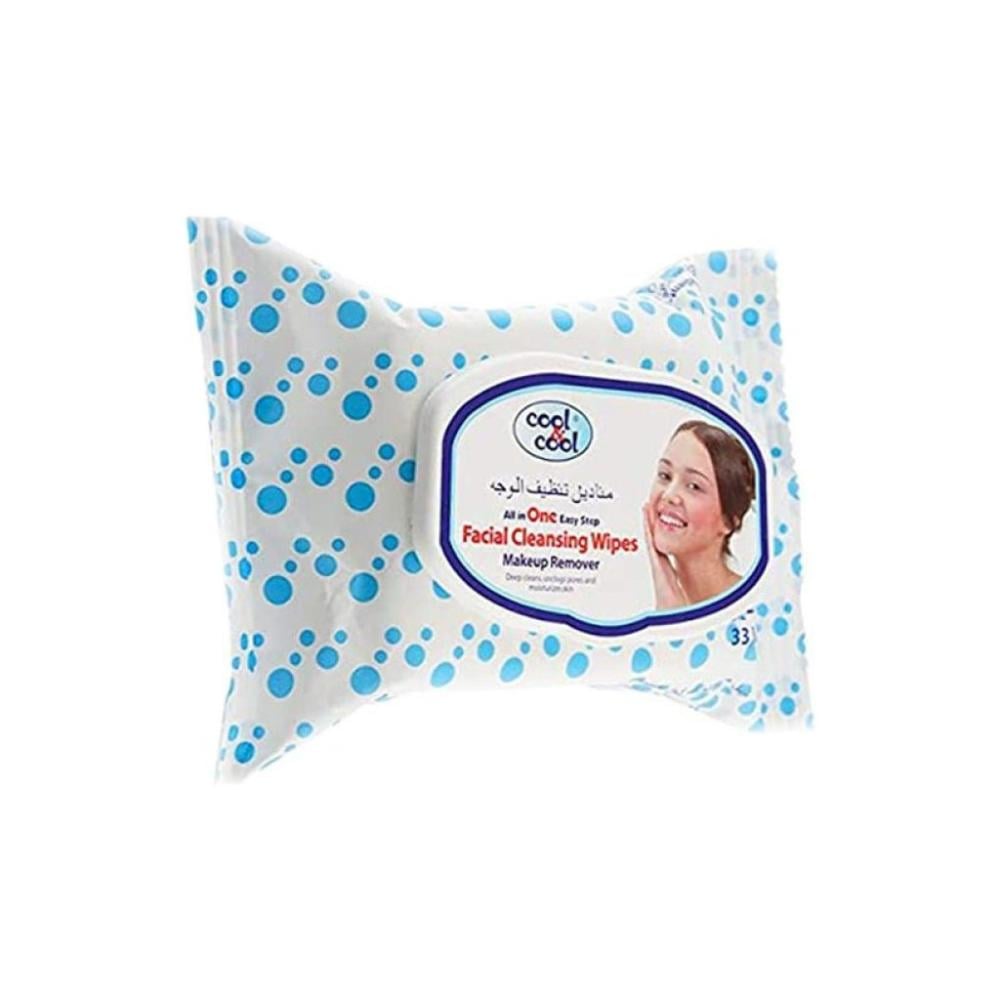 COOL & COOL FACIAL CLEANSING WIPES 33
