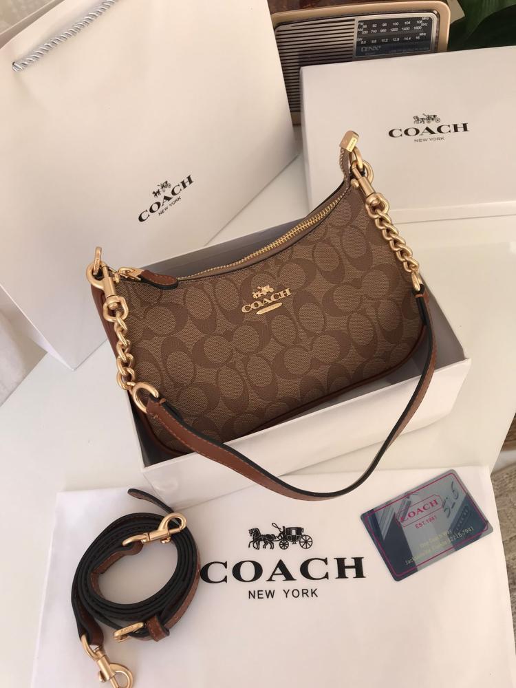 حقيبة كوتش مستر الأنيقة بلون بني- تصميم فاخر وأناقة لا مثيل لها