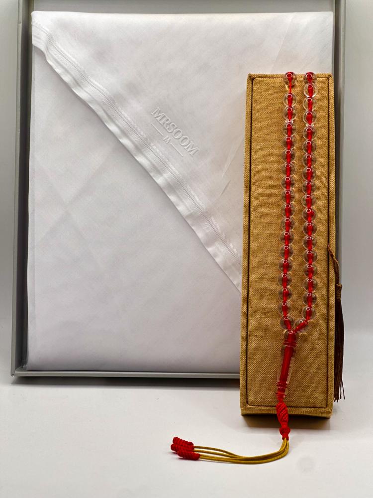 شماغ-سبحة-احمر