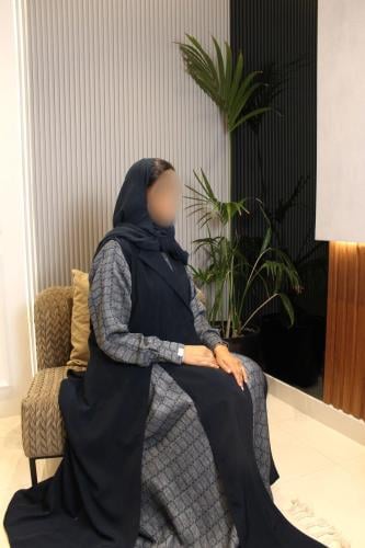 عباية لنن هندي قطعتين