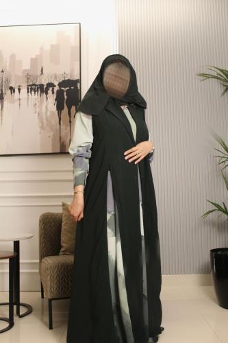 عباية كريب قطعتين