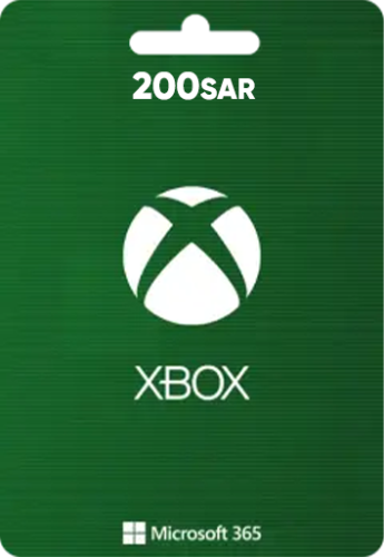 بطاقة هدايا XBOX - اكس بوكس 200 ريال