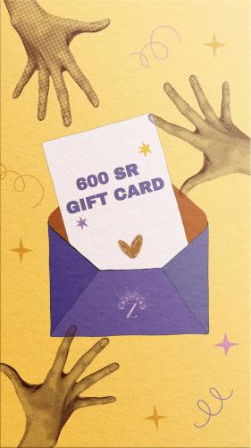 GIFT CARD 600 SR