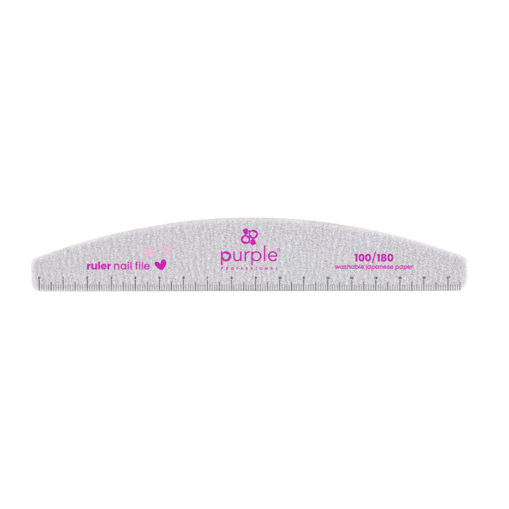 P3064-NAIL FILE MOON WITH RULER 100/180