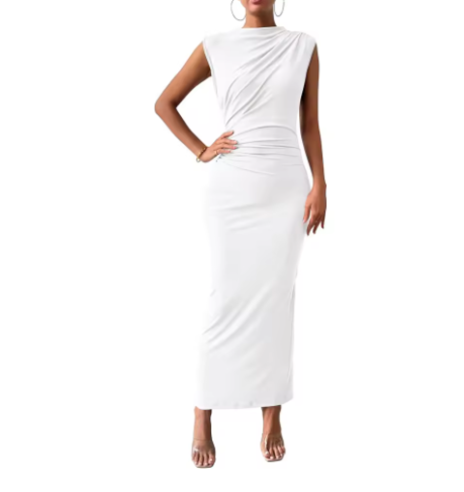 فستان نسائي ماكسي بدون اكمام