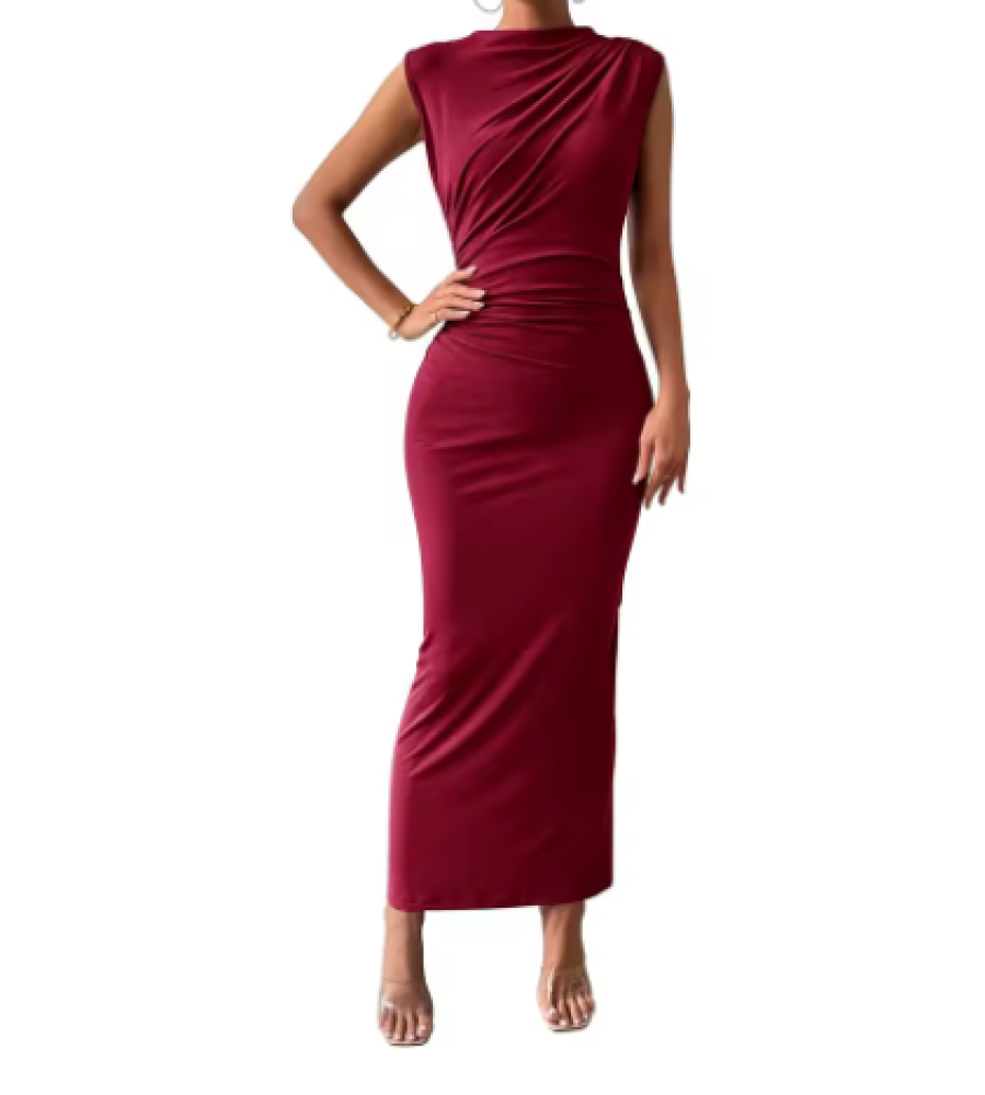 فستان نسائي ماكسي بدون اكمام