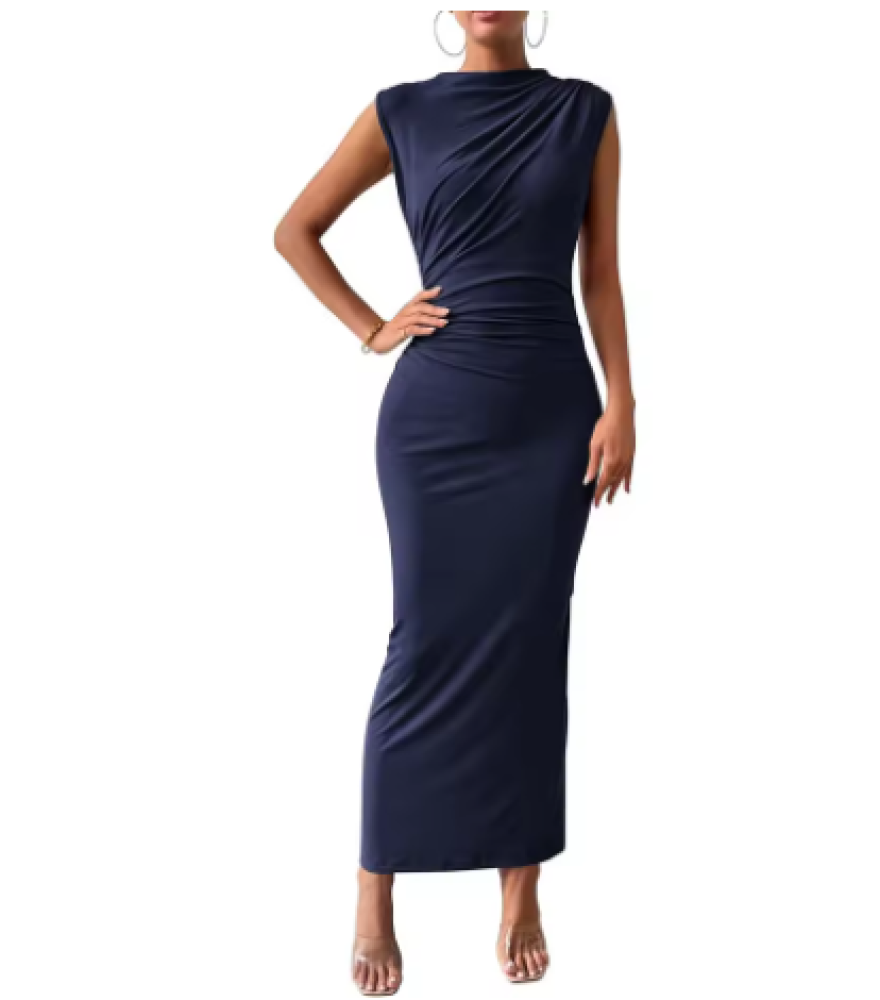 فستان نسائي ماكسي بدون اكمام